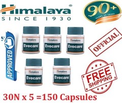 Himalaya Evecare Capsules for Menstrual Relief 5 Boxes (150 Caps) Exp 05/2028