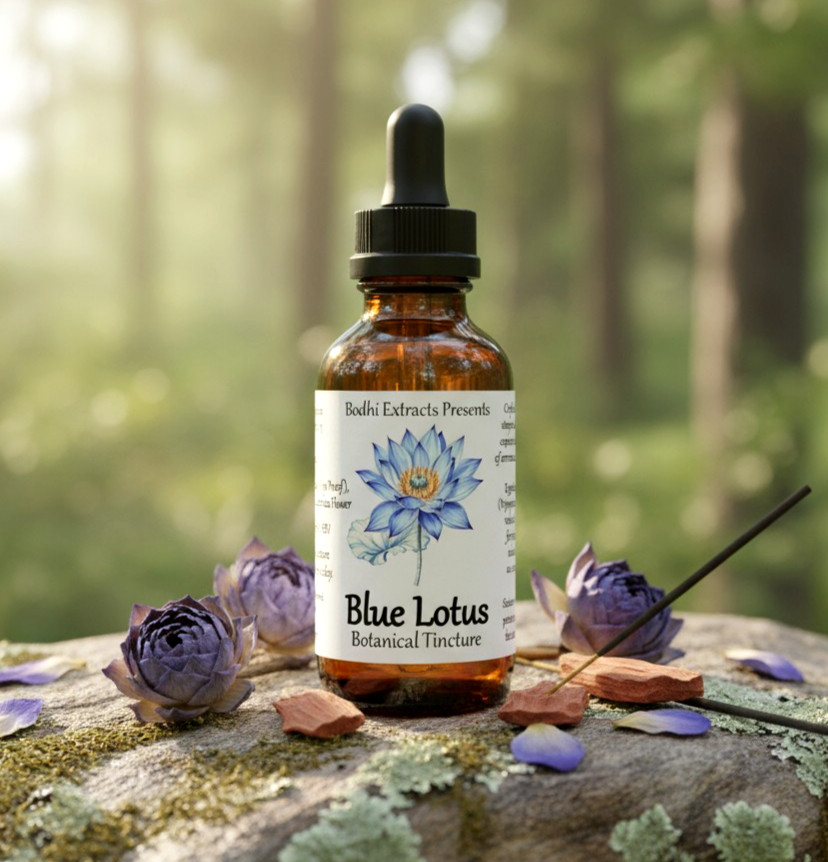 Blue Lotus Tincture (Nymphaea Caerulea) Liquid Extract from Whole Lotus Flowers