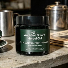 Anti-Bad Breath Herbal Gel Supplement, Odor Control from The Inside 120g