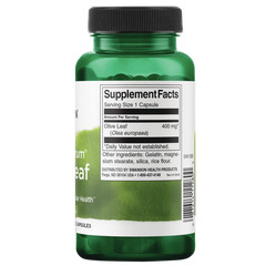 Swanson Full Spectrum Olive Leaf 400 mg 60 Capsules