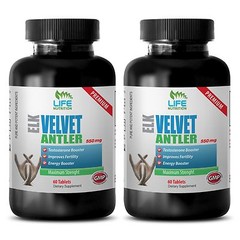 Male Sexual Health Supplement Pills – Elk Antler Complex 550mg – Deer Spray 2B