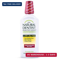 The Natural Dentist Peppermint Twist Mouthwash, No Alcohol & No Fluoride, Plant-