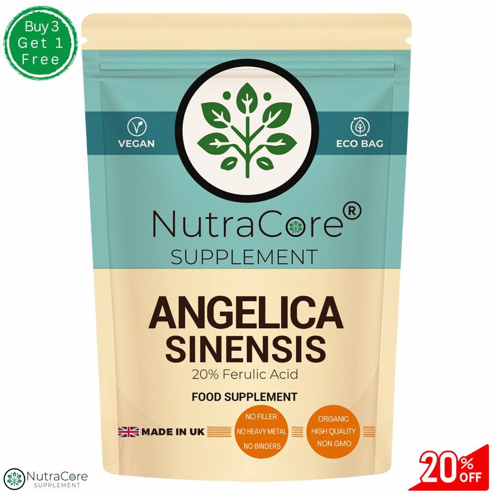 Angelica Sinensis 5500mg Capsules(100mg Ferulic)PMS & Estrogen Balance-90Capsule