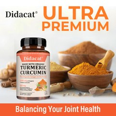 Curcumin Capsules – Supports Bone, Joint and Heart Health, 30/60/120 Capsules