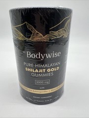 Be Bodywise Pure Himalayan Shilajit GOLD Gummies 3000mg Sealed Exp 5/2026