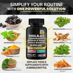 Dynamic Vitality Bundle – Sea Moss Multivitamin & Shilajit Power Combo US
