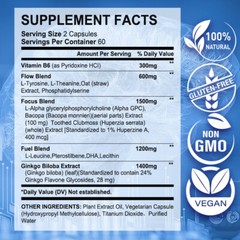 BRAIN HEALTH MEMORY SUPPORT SUPPLEMENT – 120 CAPSUELS