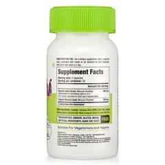 Mucuna Pruriens Extract Capsules L-Dopa Dopamine High Bioavailibilty