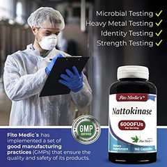 Lab – Nattokinase, Natto – 6000 FU of Enzyme per Serving, 150 Capsules