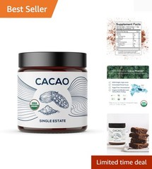 Organic Cacao, Single Estate, Non-GMO, Fair-Trade, , Gluten Free, 100% Raw Ri…