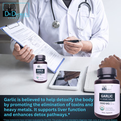 Garlic Tablets • Pills Alternative to Capsules • Garlic Supplement • 90 Tablets