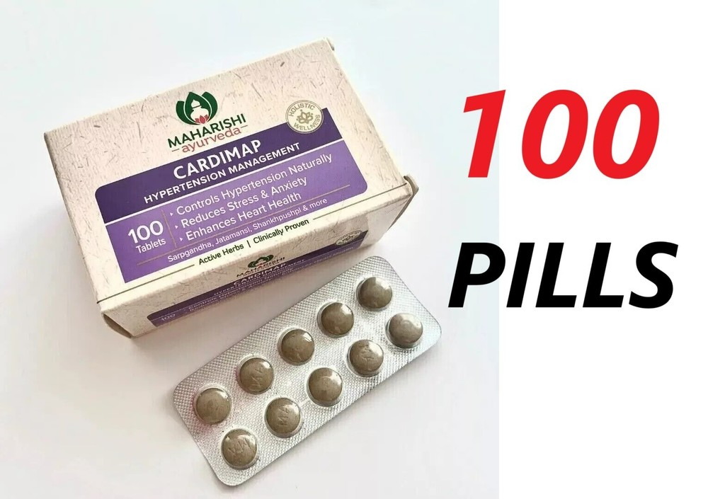 Maharishi Ayurveda Cardimap 100 Tabs| Free Shipping Worldwide BEST