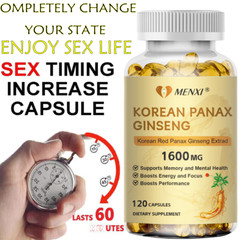 Korean Red Panax Ginseng extrad 1600mg 120 Capseles – High Strength Ginsenoside