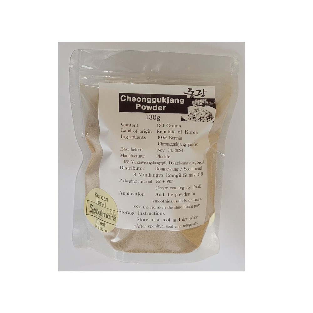 Korean Cheonggukjang Powder Fermented Soybean Bacillus 130g Quality