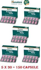 Himalaya Evecare Forte Tablets Women’s Wellness 5 Boxes (150 Tabs) Exp 02/2028