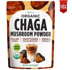 Organic Chaga Mushroom Powder- Supports Immune & Antioxidant Defense 1.1 lb