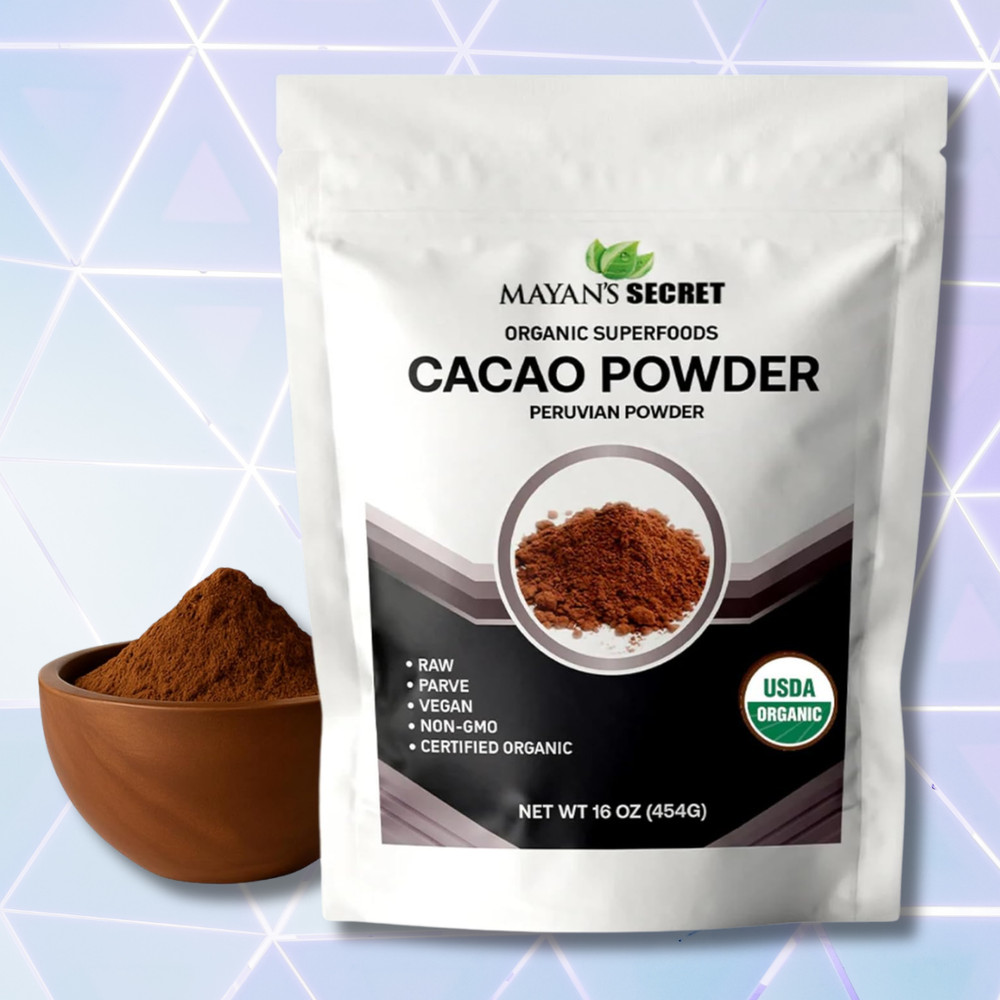 1 LB (16 OZ ) USDA Organic Raw Cacao Powder,100% Pure, ALL NATURAL,ALWAYS FRESH