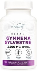 Clean Gymnema Sylvestre Extract 120 Capsules for 120 Servings Per Bottle – No…