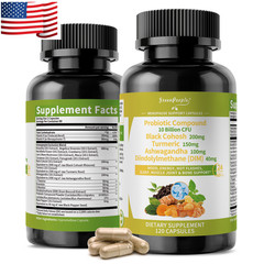 Herbal Menopause Supplement for Women 120 Capsules for Night Sweats Hot Flashes