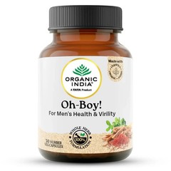 Organic India OH Boy 30 Veg Capsules Ayurvedic Men Vitality Herbal 3 Pack