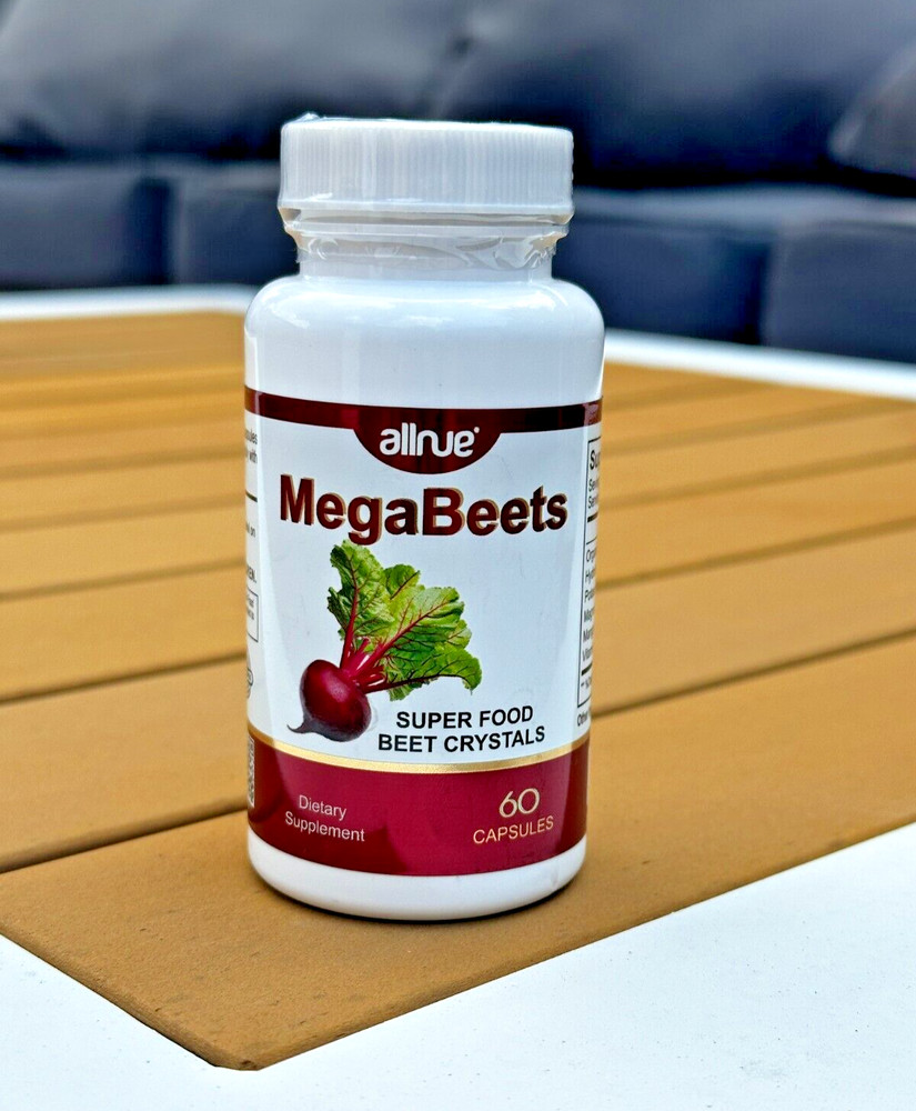 Mega Beets Superfood Capsulas Energy Beetroot Bones Antioxidant Remolacha Pills