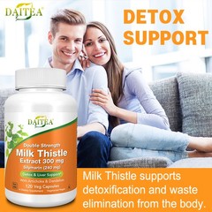 Double Strength Liver Supplement with Dandelion Non-GMO Vegan 30/60/120 Capsules