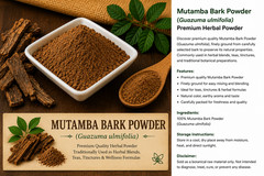 Mutamba Bark Powder (Guazuma ulmifolia) Premium Herbal Bark Powder