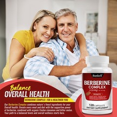 Premium Berberine HCL 1800mg Immune Health,Blood Sugar Support 30/60/120Capsules