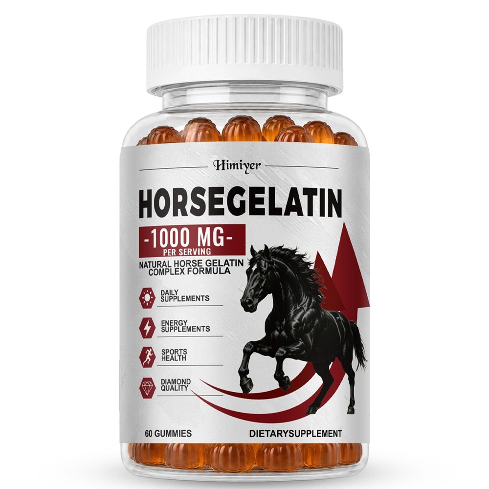 Horse Gelatin 1000MG Gummies – Hydrolyzed Gelatin Complex