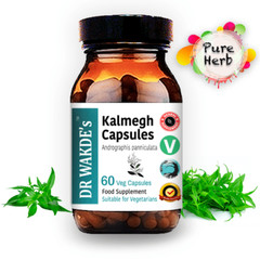 DR WAKDE’S Kalmegh Capsules (Andrographis panniculata) | 60 Veg Caps | Ayurve…