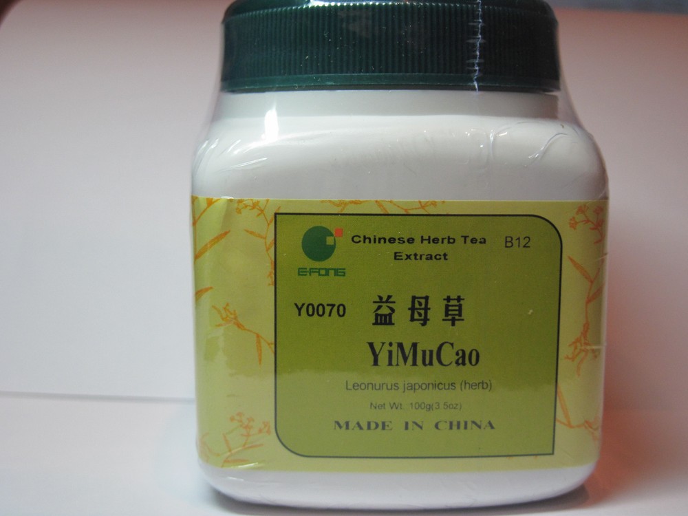 Yi Mu Cao – Chinese Motherwort, concentrated granules, 100 grams, by E-Fong