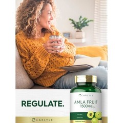Amla Capsules | 1500mg | 120 Count | Amalaki Fruit | Non-GMO Gluten Free, 120 Ct