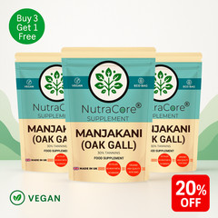 ”Manjakani Oak Gall” Caps 5500mg(30%Tannins)-Vaginal&Tissue Tightening-180Caps