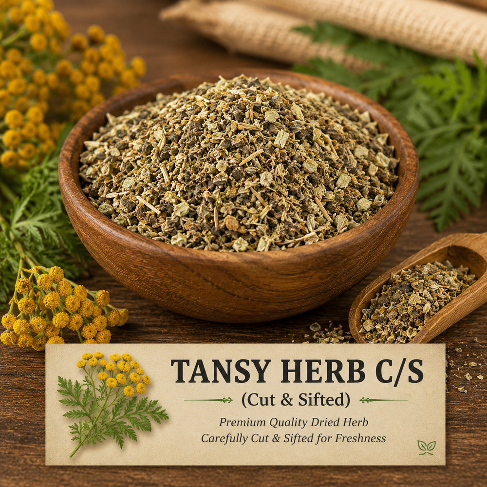 Tansy Herb C/S Cut & Sifted Dried Botanical Herb Premium Quality