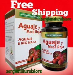 Red Maca Roja & Aguaje 90 Capsules Maca Aguaje Palm Red Maca Free shipping