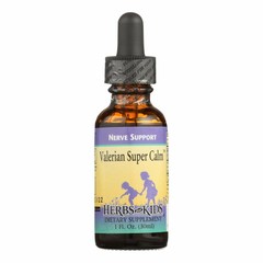 Herbs For Kids Valerian Super Calm Nerve Support Drop Dietary Supplement 1 fl oz