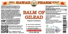 Balm Of Gilead (Populus Candicans) Tincture, Dried Bud Liquid Extract