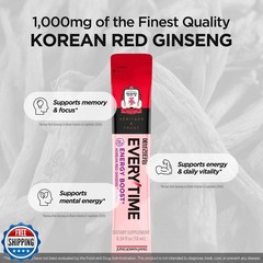JUNG KWAN JANG Everytime Energy Boost Korean Red Ginseng Extract Stick 1,000m