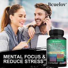 Seaweed, Black Seed Oil, Ashwagandha, and Ginger 19,445 Mg Per Serving