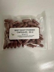 Beet Root Powder 400 mg Vegan Capsules – 60 Count