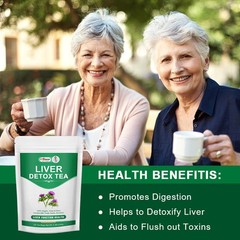 Liver Cleanse & Detox Support Liver Detox Tea Herbal Kidney and Pancrea