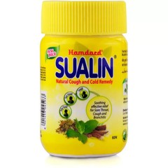 Hamdard Unani SUALIN 60 Tablets, Herbal Cough & Cold Remedy with Tulsi & Mulethi