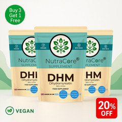 Dihydromyricetin (98%DHM) 600mg Capsules-(Pure Hovenia Dulcis)-Hangover-90Caps