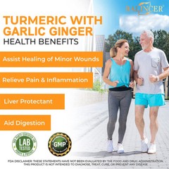 Turmeric Curcumin Highest Potency 95% 2360mg with BioPerine Black Pepper Extract