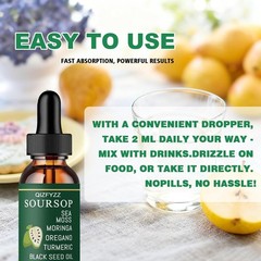 Soursop Bitters Liquid Drops 10 in 1 Digestive Supplement Liquid