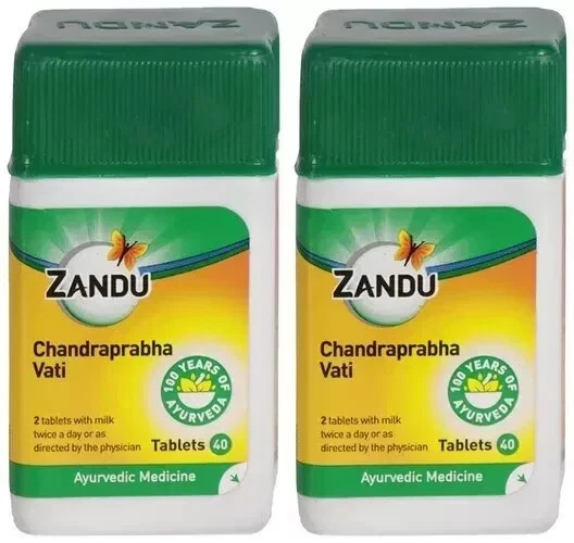 Zandu Chandraprabha Vati Tablets (Pack of 2) For Urinary Tract Ailments