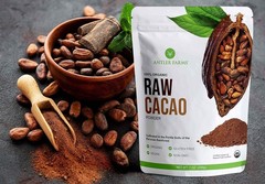Antler Farms – 100% Pure Organic Raw Cacao Powder, 40 servings, 200g – Vegan, Gl