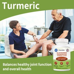 Glucosamine Chondroitin Turmeric MSM Triple Strength Joint Support Capsules
