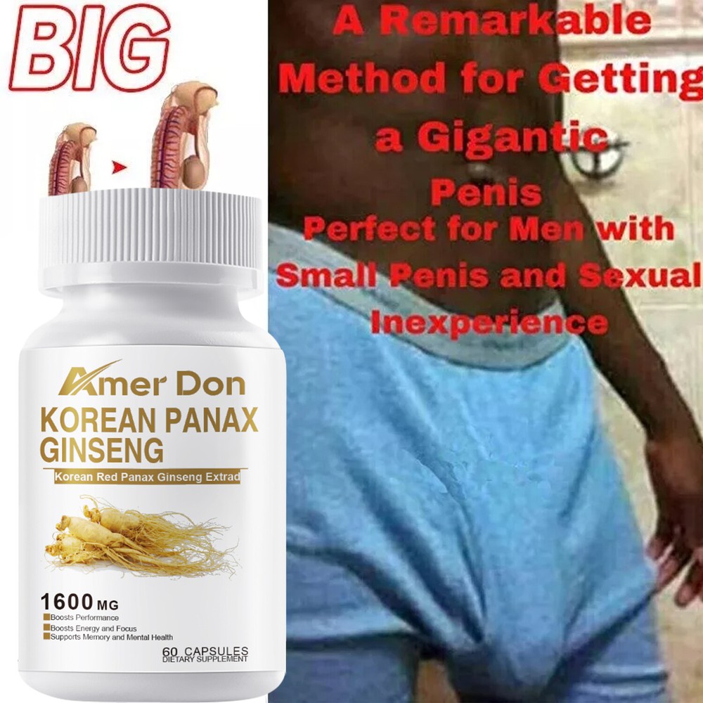 Male Enhancement Testosterone Booster 60 Capsules Stamina Pills Men Performance