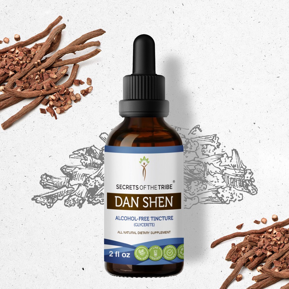 Secrets Of The Tribe Dan Shen Tincture Alcohol-FREE